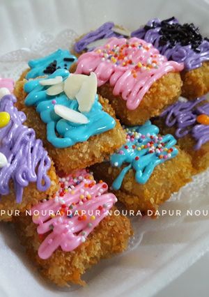 Foto resep Nugget pisang topping coklat