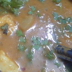 Paneer Aloo Gravy A picture of Paneer Aloo Gravy.