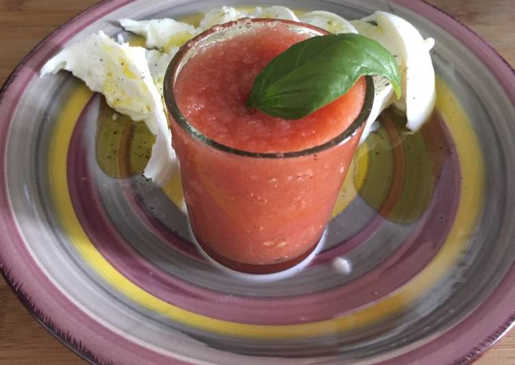 Easiest Way to Make Ultimate Caprese alternativa con gazpacho veloce