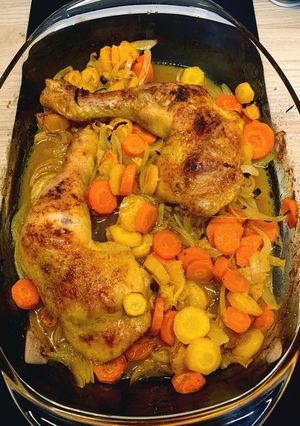 Une photo de Cuisses de Poulet aux Carottes & Oranges