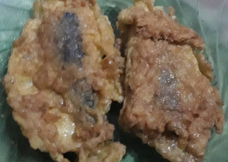 Ikan Cue Goreng Telur