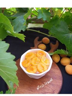 عکسی از دستور کمپوت زردآلو