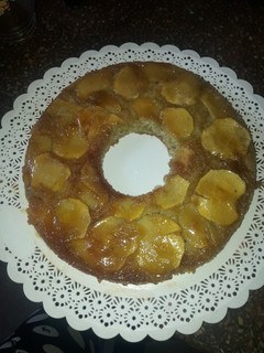 Una foto de Budín de manzana