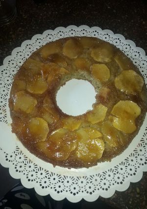 Una foto de Budín de manzana