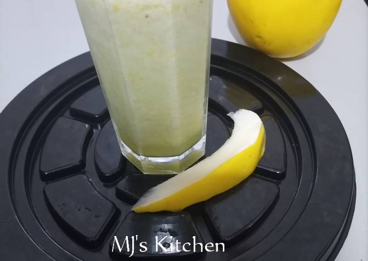 How to Make Homemade Golden melon smoothie