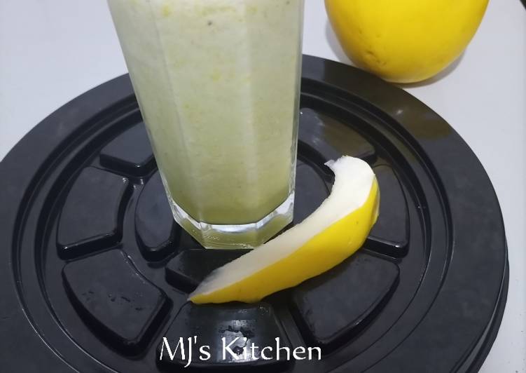 Steps to Prepare Perfect Golden melon smoothie | This is Recipe So Trending You Must Test Now !!