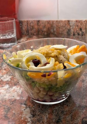 Una foto de Ensalada Invernal Vegetariana
