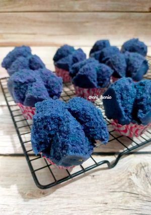 Foto resep 1080. Bolu Kukus Ubi Ungu (Moho Ubi Ungu)
