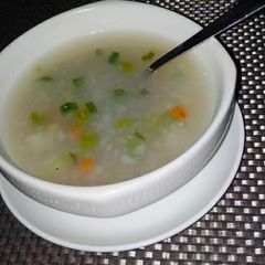 Masoor dal soup A picture of Masoor dal soup.