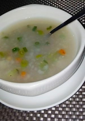 A picture of Masoor dal soup.