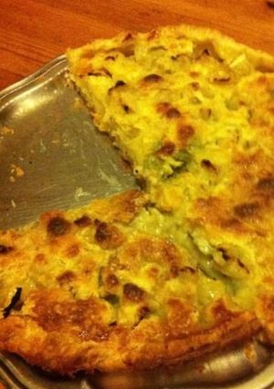 Une photo de Tarte bananes et citron vert