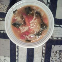 A picture of Vegetables soup.
