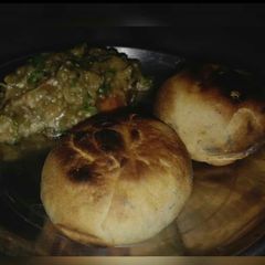 A picture of Litti chokha.