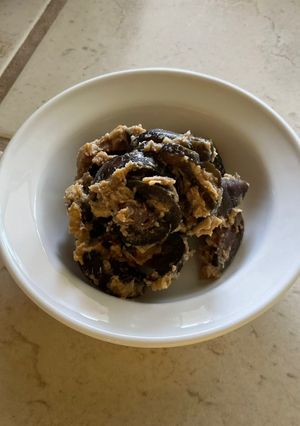 A picture of Pickled eggplants (with miso and mustard).