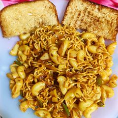 A picture of Macaroni wali Maggi Noodles.