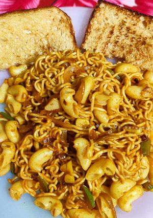 A picture of Macaroni wali Maggi Noodles.