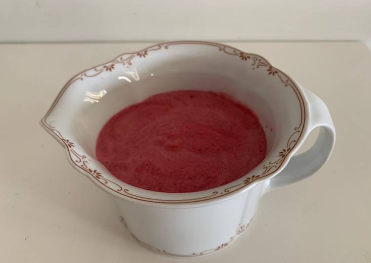 Maionese finta di kefir e barbabietola