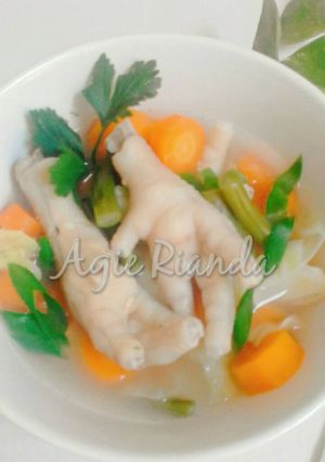 Foto resep Sup Ceker utk balita