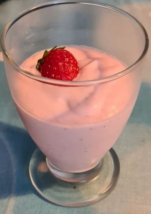 Une photo de Mousse à la fraise
