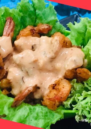 A picture of Whosayna’s Dynamite Prawns.