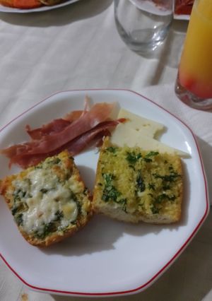 Una foto de Pan de ajo