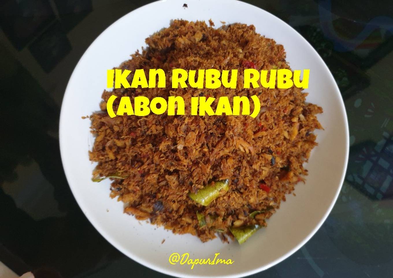 Ikan Rubu Rubu (abon ikan sederhana)