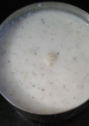 A picture of Thandai kheer.