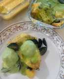Puding Roti Aiskrim Matcha