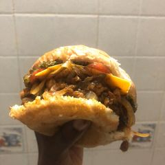 A picture of Loaded chicken sandwich.
