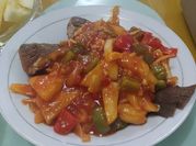 Gambar gurame asam manis restoran