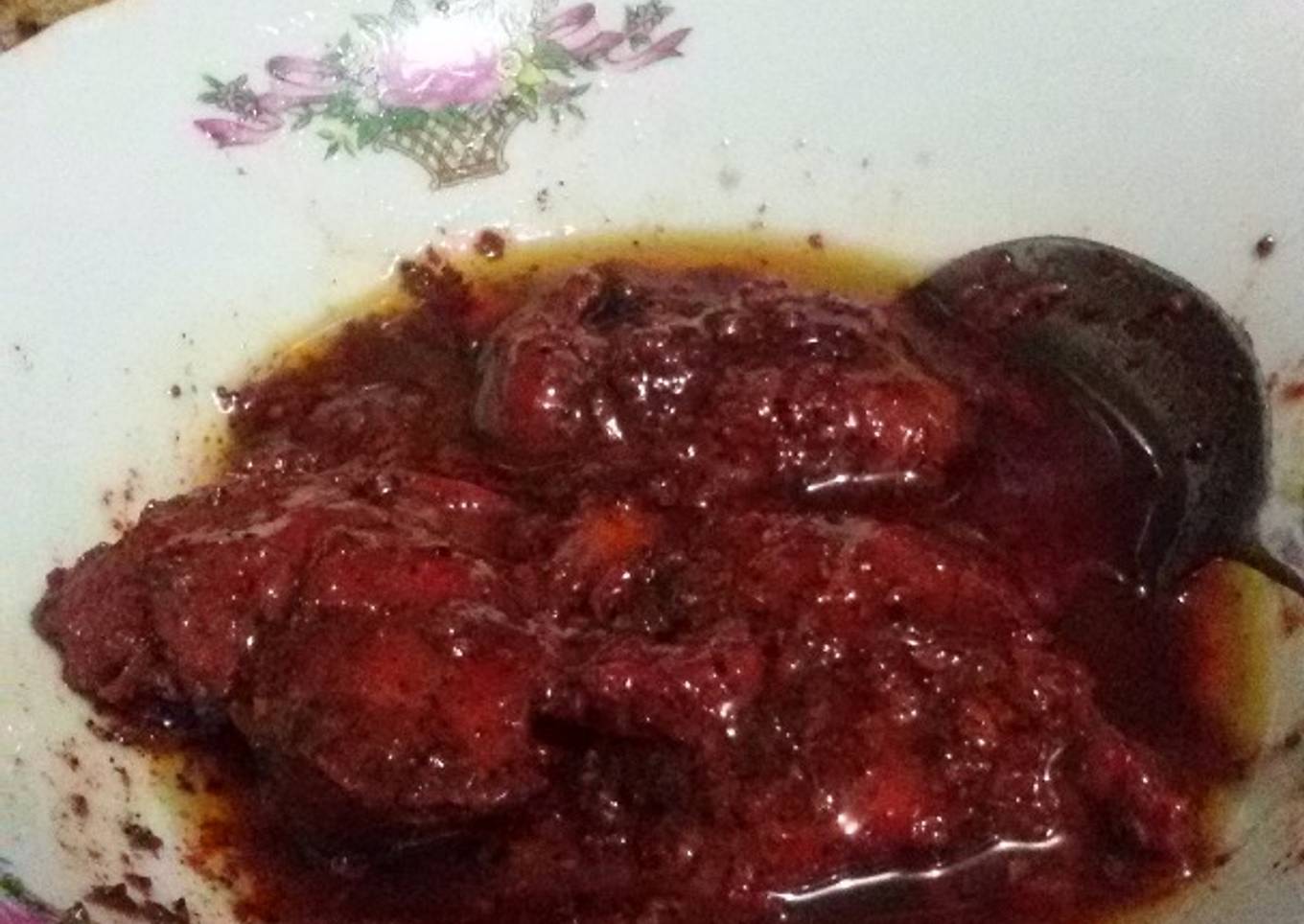 Babi merah kesukaan anak sy