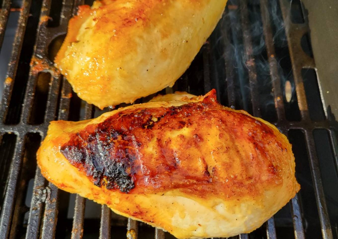 Grilled Ginger and Apple Jelly Chicken