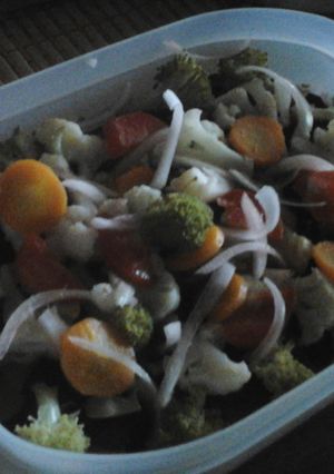 Una foto de Ensalada de remolacha mixta
