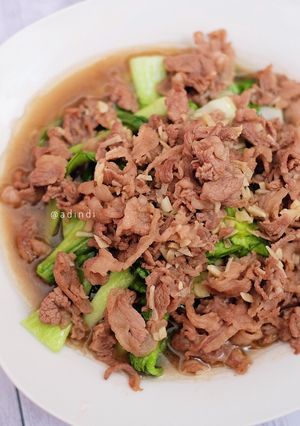 Foto resep Tumis pokcoy beef