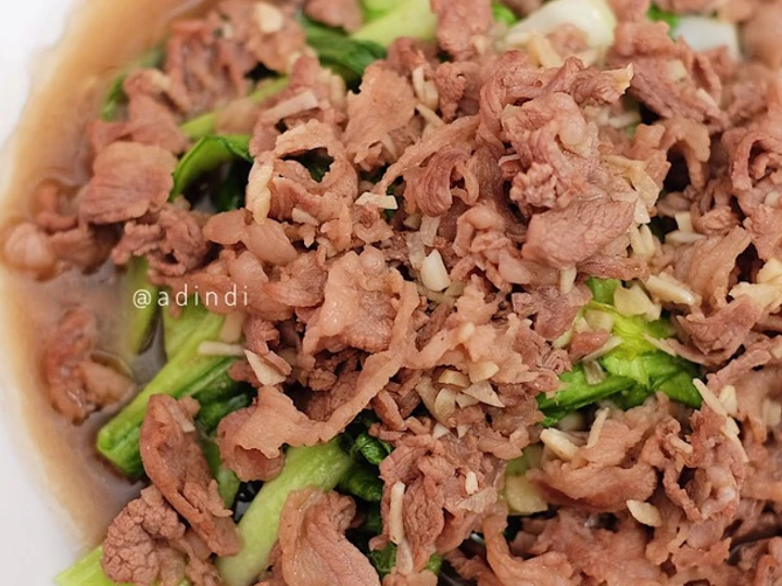 Langkah Gampang Membuat Resep Tumis pokcoy beef Anti Ribet, Mantap Sekali