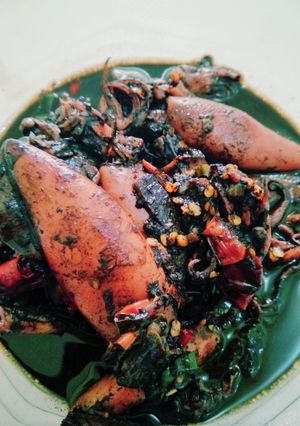 Foto resep Cumi Masak Tinta Hitam