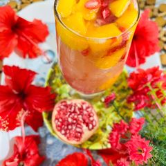 A picture of Mango Pomegranate Refreshments.