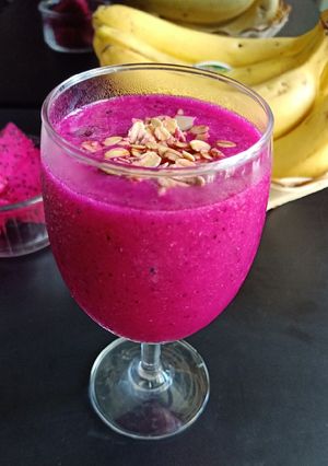 Foto resep Smoothie Pisang Buah Naga