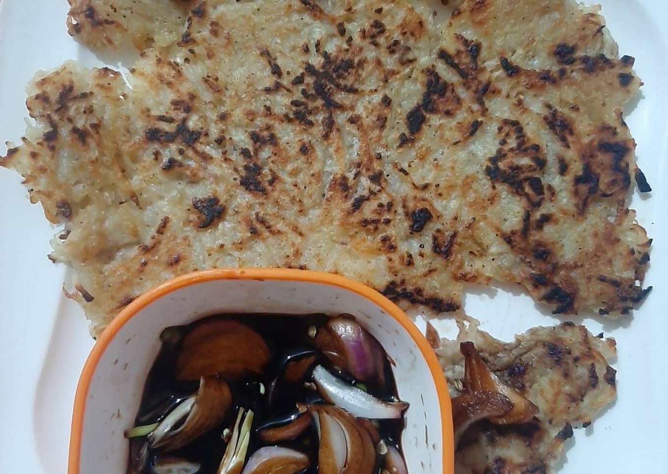 Simple and delicious potato pancakes