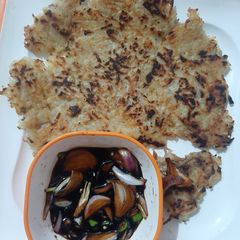 Easy and smiple potato pancake A picture of Easy and smiple potato pancake.
