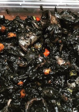 Foto resep Cumi hitam pedas