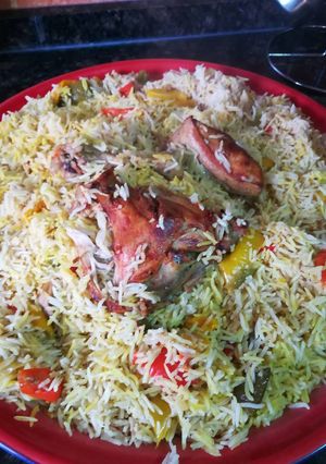 صورة لوصفة رز افغاني