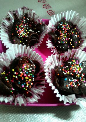 Foto resep Chocolate Crunchies with Rainbow Sprinkle