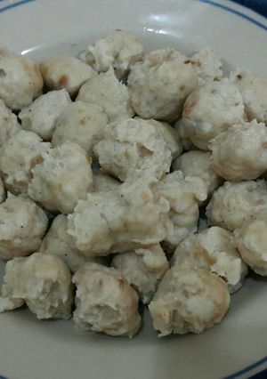 Foto resep Bakso ayam no MSG *homemade🍡