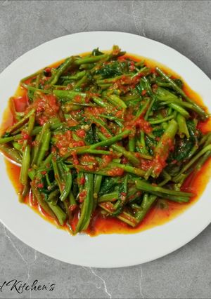 Foto resep Kangkung Belacan Saos Tiram