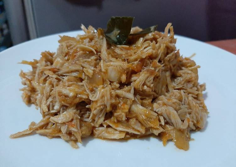 DICOBA@ Resep Suwir Ayam Pedas (isian cireng) menu masakan harian