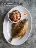 Ikan Bawal Goreng Dengan Sambal Cili Mangga Muda