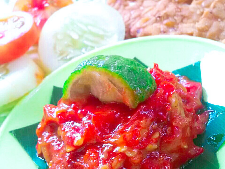 Resep SAMBAL JERUK - Cocok untuk Penyetan (tempe tahu/ayam/lele), Lezat