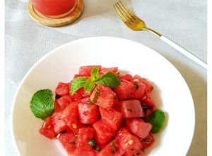 Foto resep Salad Semangka Daun Mint