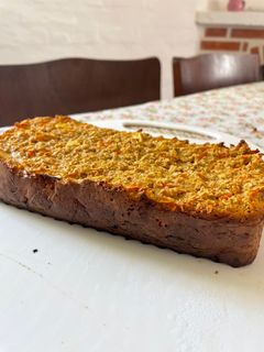 Una foto de Budín de manzana y zanahoria